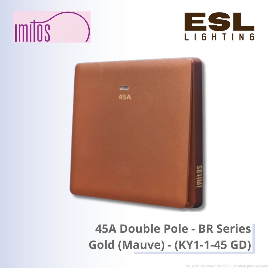 IMITOS 45A Double Pole (BR Series) Gold (Mauve) - KY1-1-45 GD