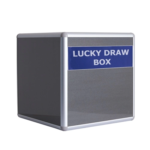 Metal box - LUCKY DRAW & DONATION