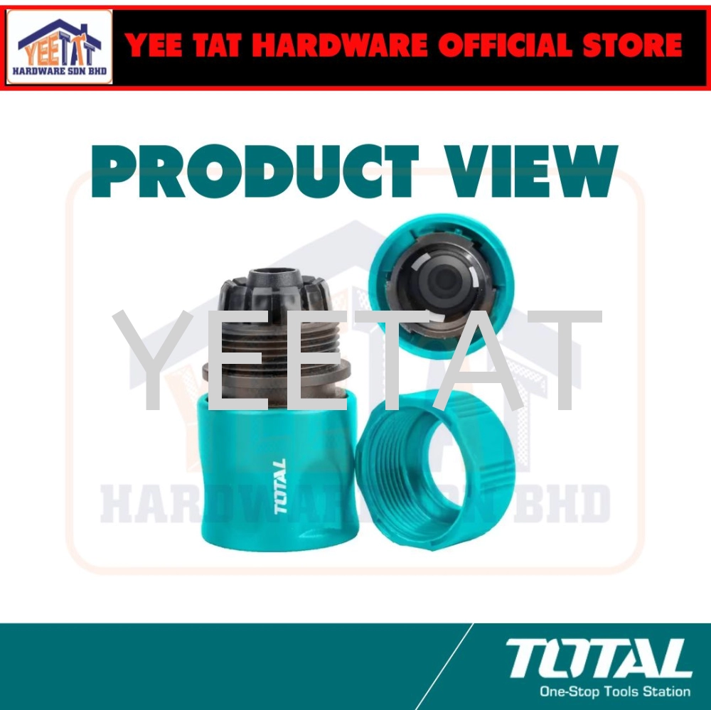 [ TOTAL ] THWS030301 3PCS Hose Quick Connectors Set