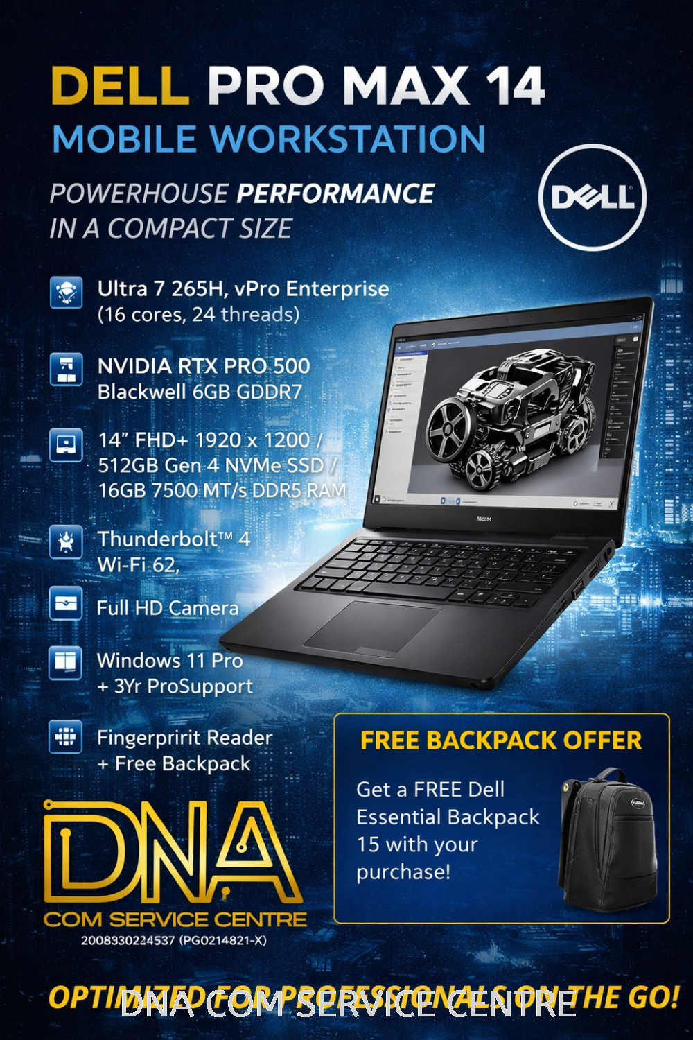 Dell Pro Max 14 Mobile Workstation