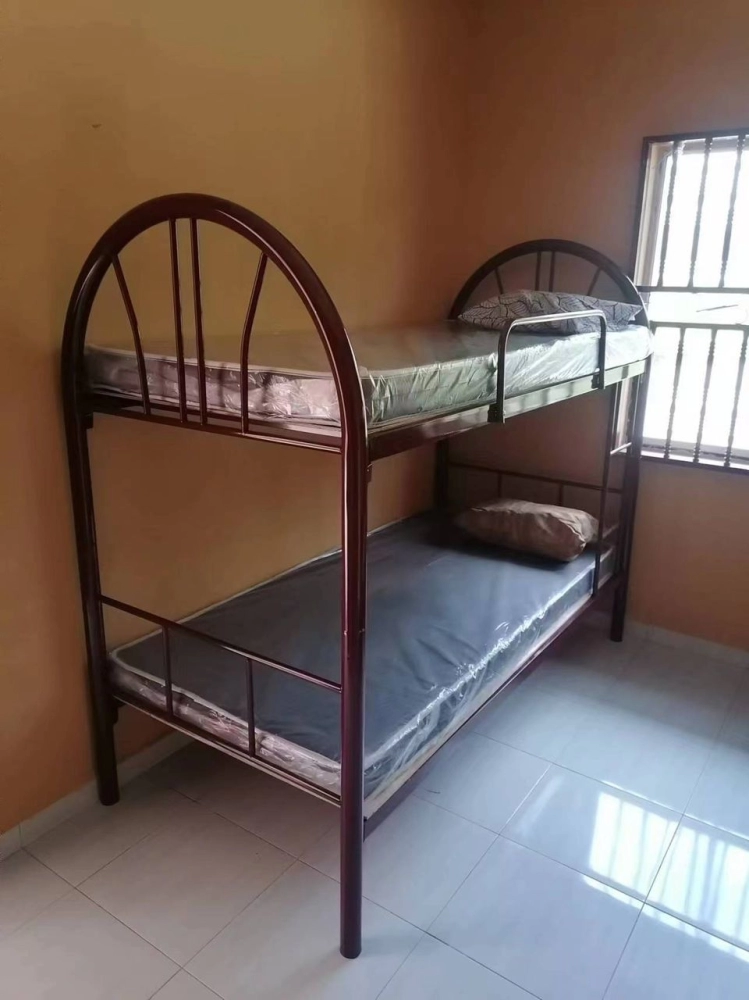 Rebond 4 Inch Single Mattress | Double Decker Metal Bed 50mm Post | Plywood | Hostel Furniture | Pembekal Tilam katil Asrama | Rawang | KL | Klang | Shah Alam | Selangor | Perak | Ipoh | Penang | Kepala Batas | Bertam | Kulim | Lunas | Baling