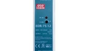 Mean Well EDR-75-12 Single Output Power Supply Unit PSU Din Rail Mounting Slim & Economical Series MeanWell