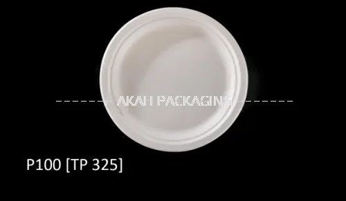 10” BAGASSE ROUND PLATE - P100 [TP325]