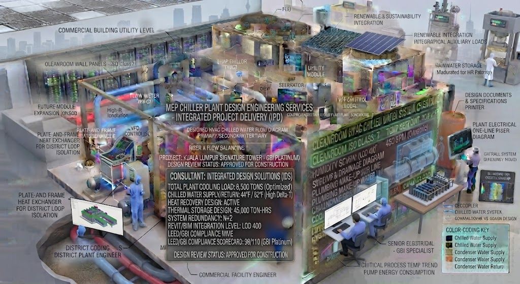 MEP chiller plant design engineering services
