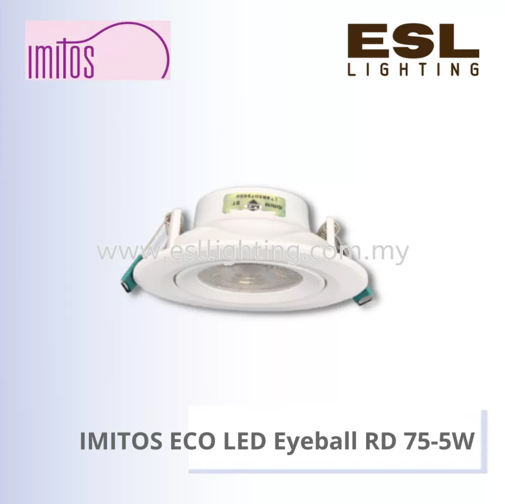 IMITOS ECO LED Eyeball ROUND 5W RD75 [ SIRIM ]