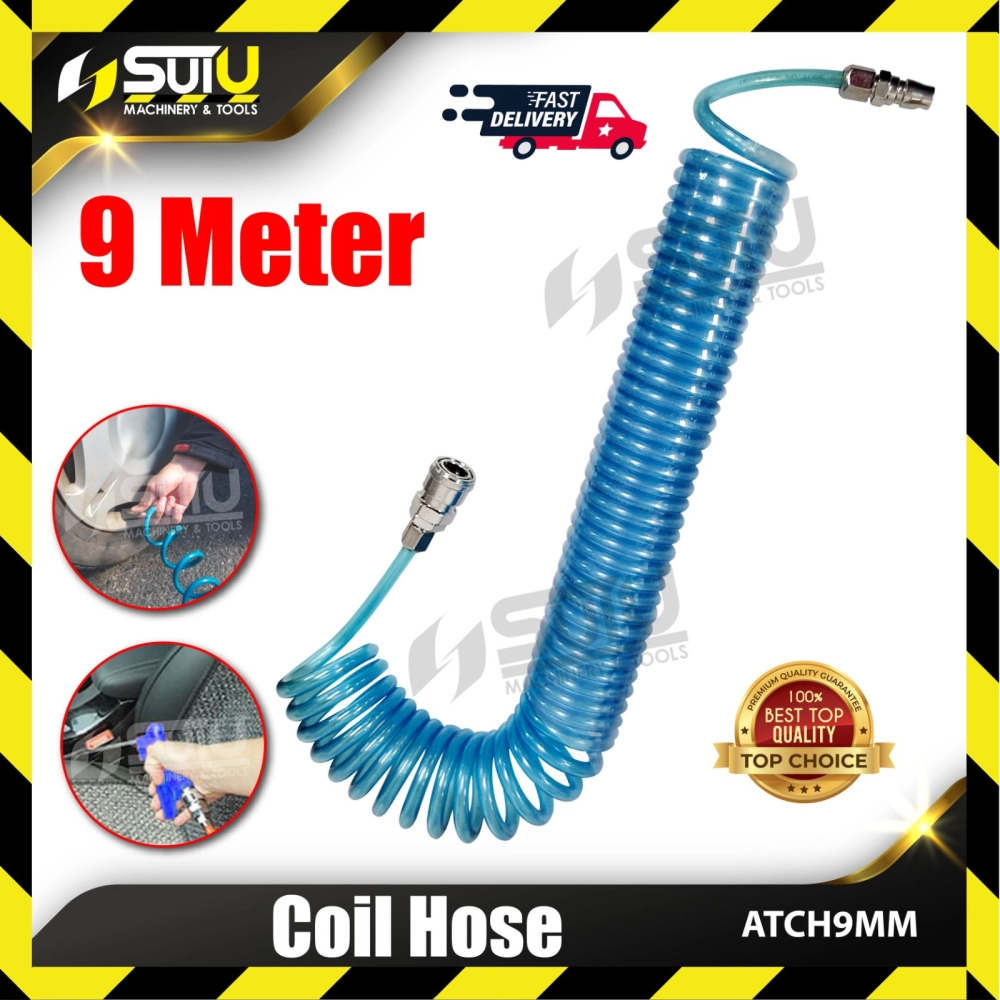 ATCH9MM 1PC 9M Coil Hose