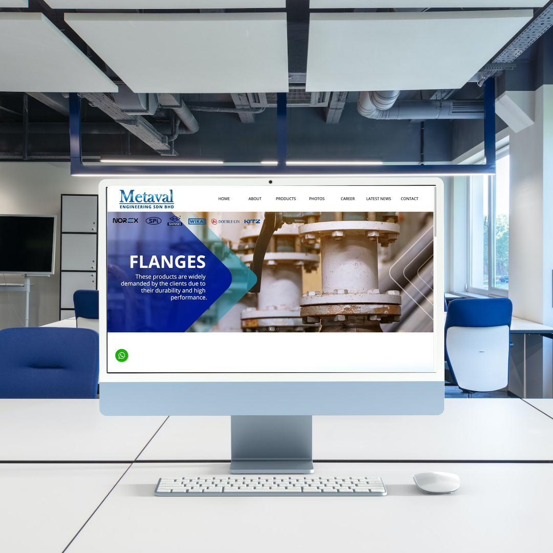 Pipe Fittings Website Design & SEO | Kuala Lumpur