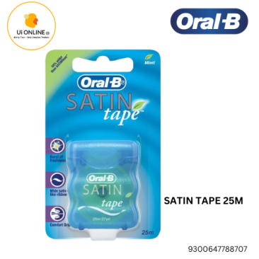 Oral-B Satin Tape Dental Floss Mint 25m *8707