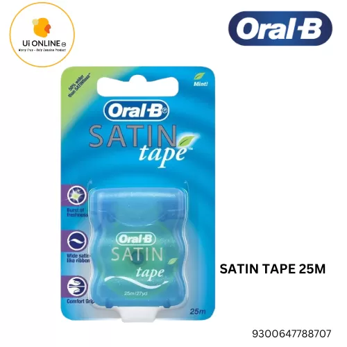  Oral-B Satin Tape Dental Floss Mint 25m *8707 - Unique Image Sdn Bhd