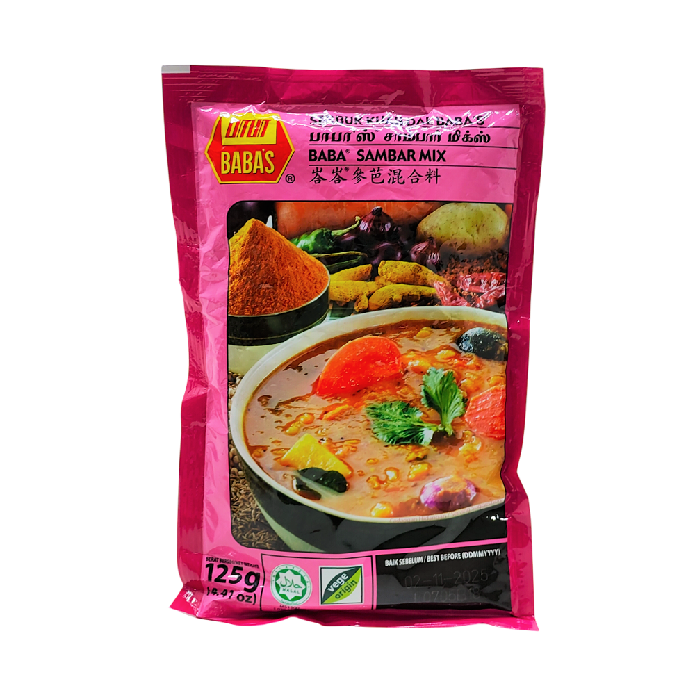 Babas Serbuk Kuah Dal / Sambar Mix 125g