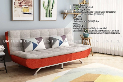 Sofa Bed - SB616 (Light Grey)