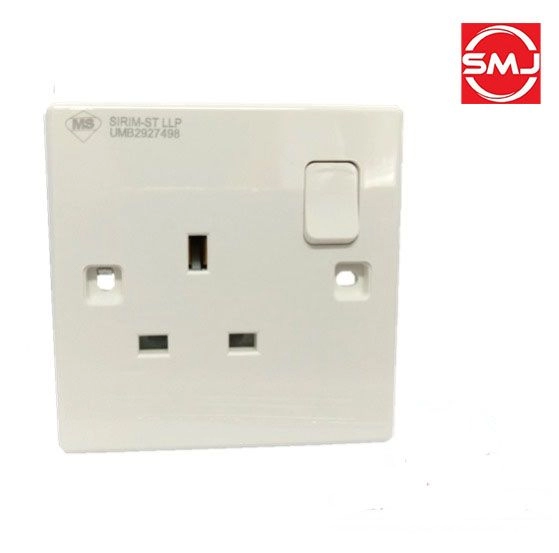 UMS SP2913A 13A 1 Gang Switch Socket Outlet (SIRIM Approved)