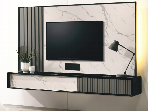 VD-9055GY SET 1 WALL MOUNTED TV CABINET (LCD SERIES)