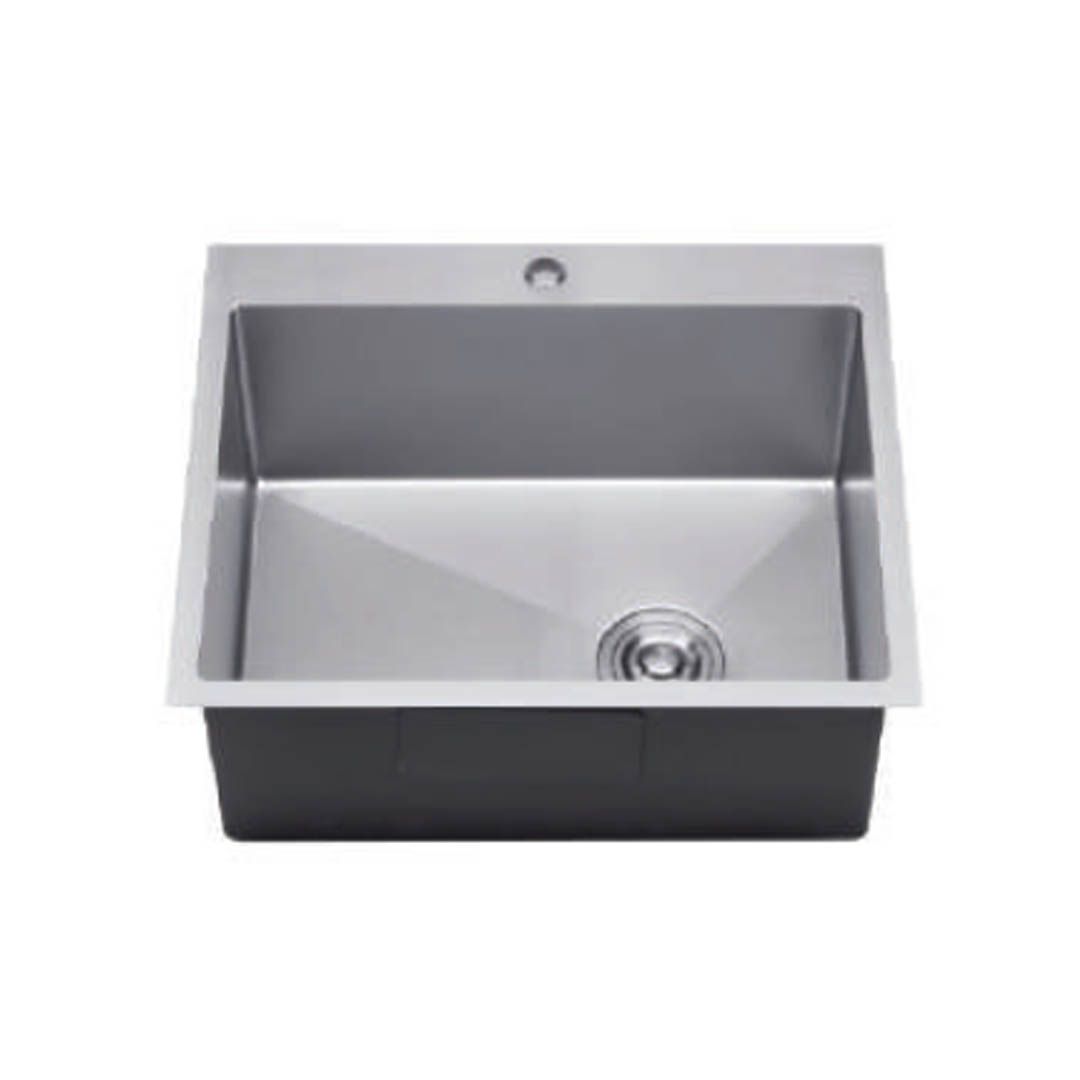 Single Bowl Sink #KS-YN7-SV6050-SS/BL