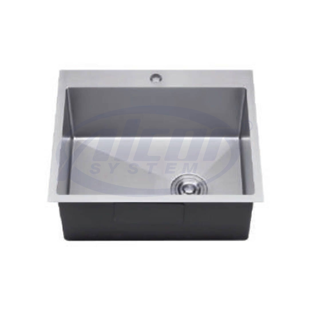 Single Bowl Sink #KS-YN7-SV6050-SS/BL