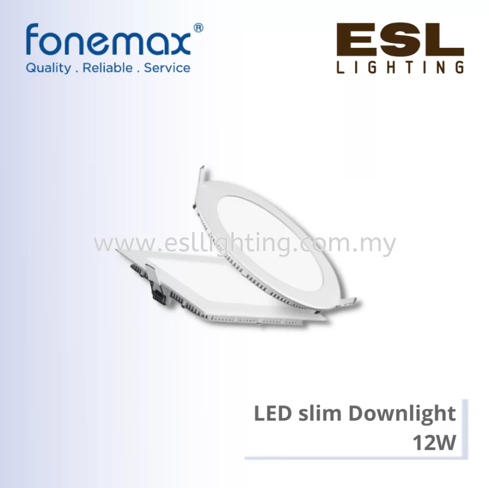 FONEMAX LED slim Downlight Round 12W - 368R