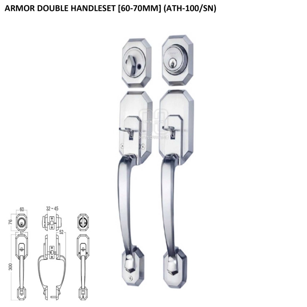 ARMOR DOUBLE HANDLESET ATH-100/SN 60-70MM