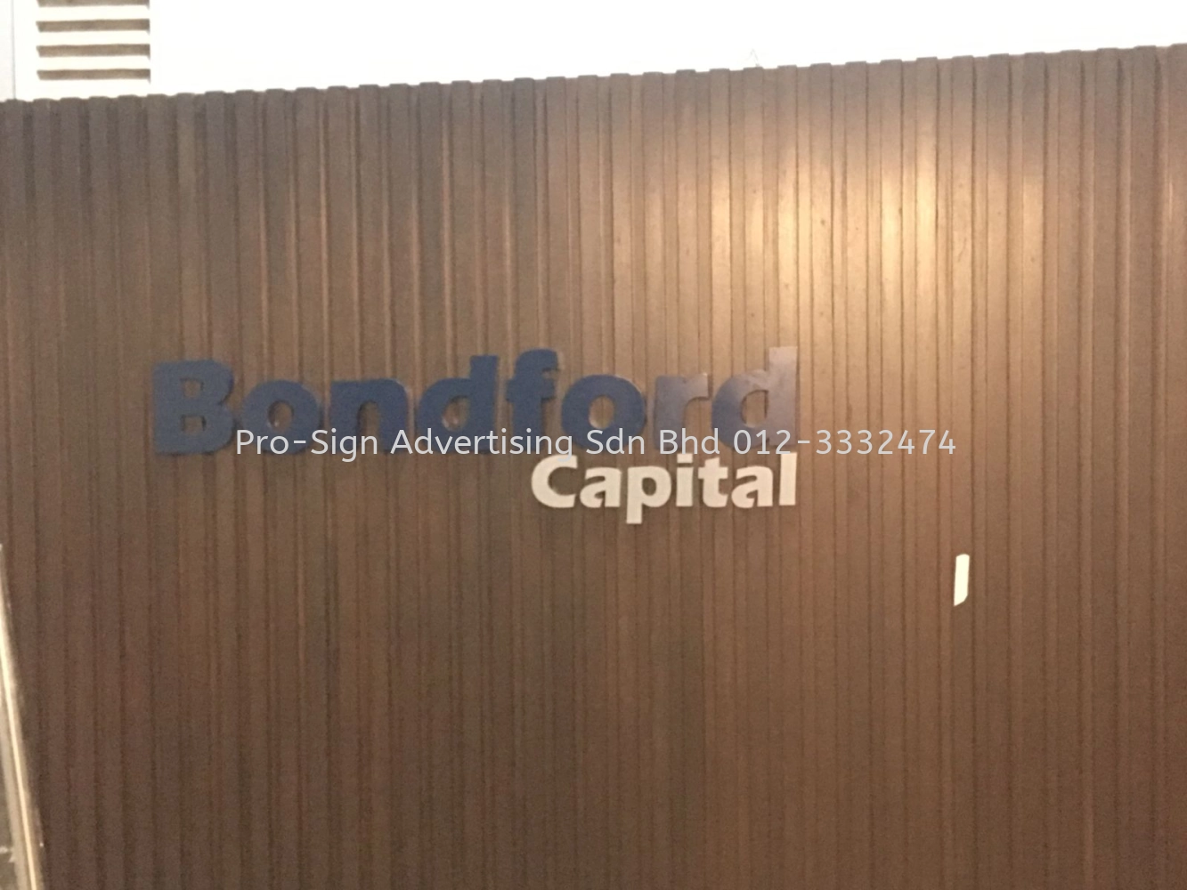 3D RIMLESS FRONT LIT (BONDFORD CAPITAL, PJ, 2019)