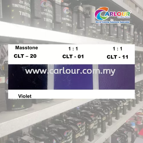 Solid Tinter 色母 2K Universal Auto Colorant Tinting CLT 20 Violet 1 Liter