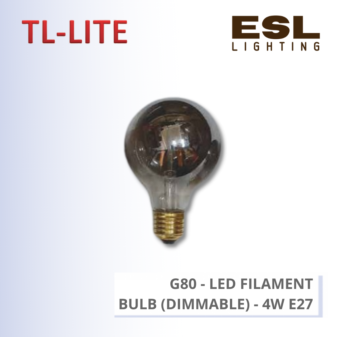 TL-LITE BULB - LED FILAMENT BULB (DIMMABLE) - G80 - 4W
