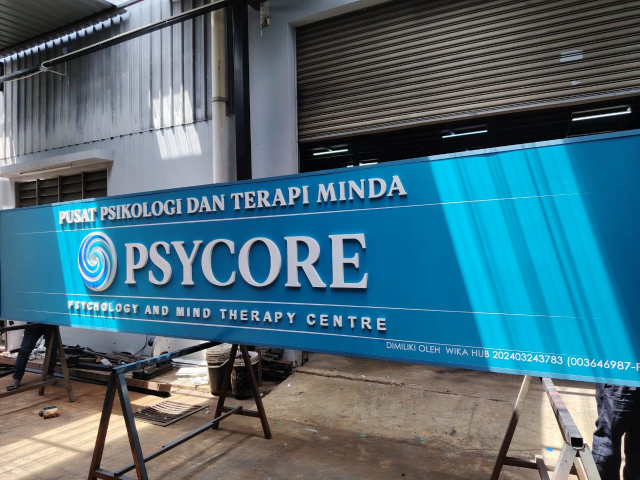 3D BOX UP LETTERING SIGNBOARD