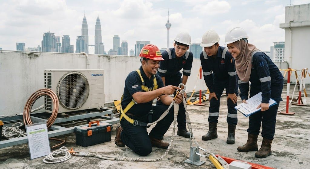 aircond installation hazard control training Malaysia
