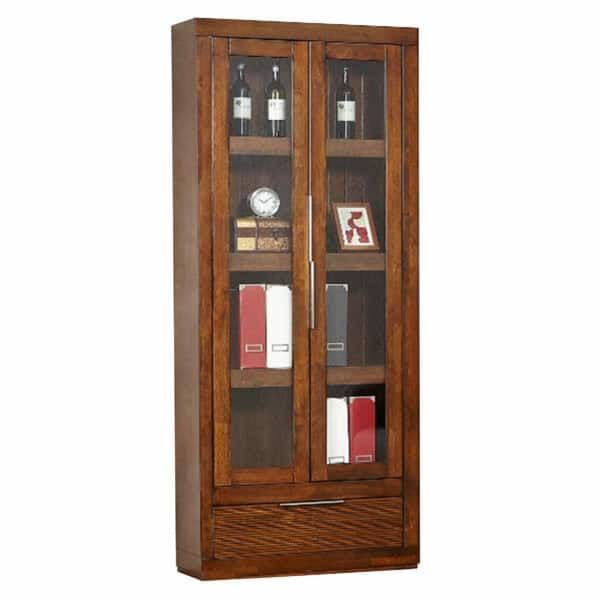 Solid Rubberwood Cabinet Swing Glass Doors OF2EK436551