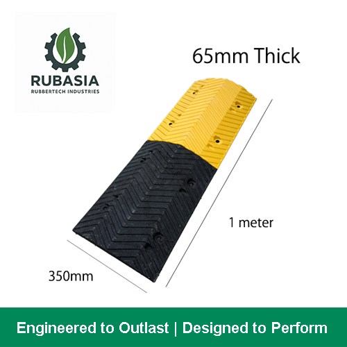 70mm Rubber Speed Bump Sabah | Rubber Speed Bump Sarawak | Rubber Speed Bump Brunei | Heavy Duty Rubber Speed Bump | Rubber Road Hump Borneo
