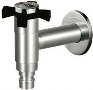 IT-W5051J6-LS Wall Hose Bib Tap – Premium Brushed Finish Outdoor Bib Tap for Durable Water Control