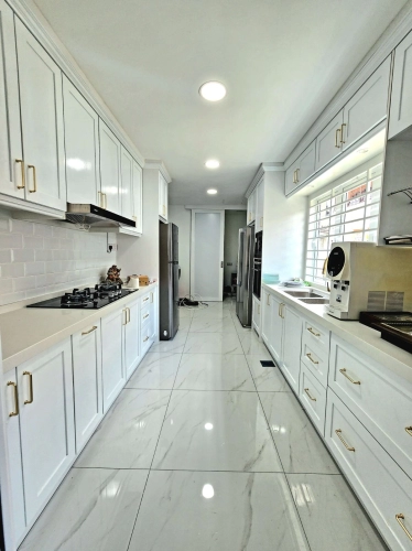 Solid Nyatoh Kitchen Cabinet
