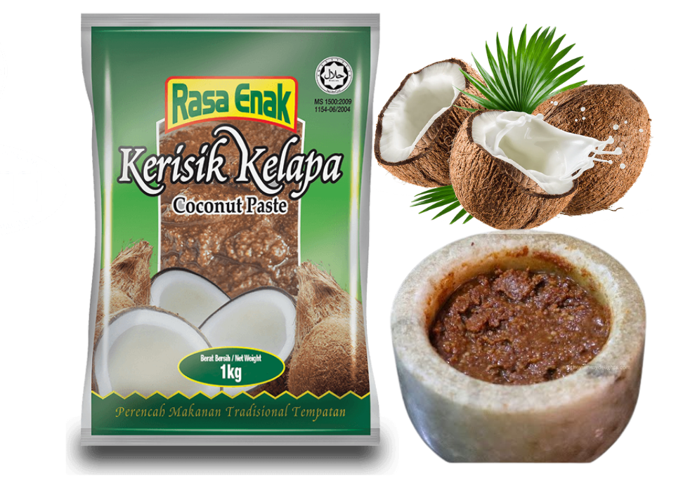 Toasted Coconut Paste 1kg Rasa Enak Brand 1000 Grams RM17.50 X 16 Units C.Dwi Makmur