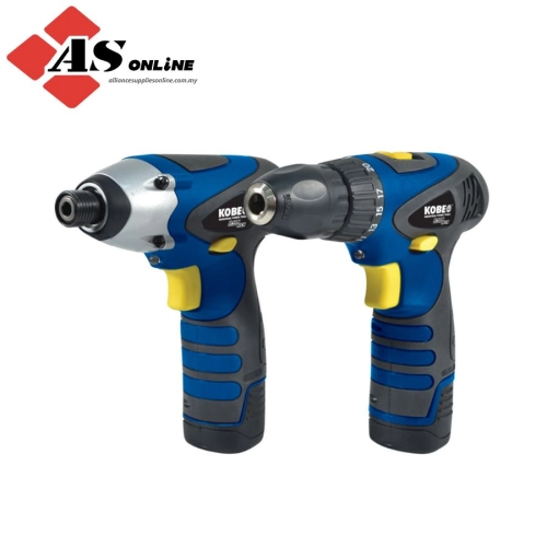 KOBE Tool Kit, Cordless, 2 Piece, 12V, 2x1.3Ah / Model: KBE2794600K