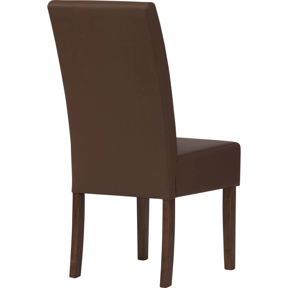 Mesi Dining Chair (Walnut, Brown)