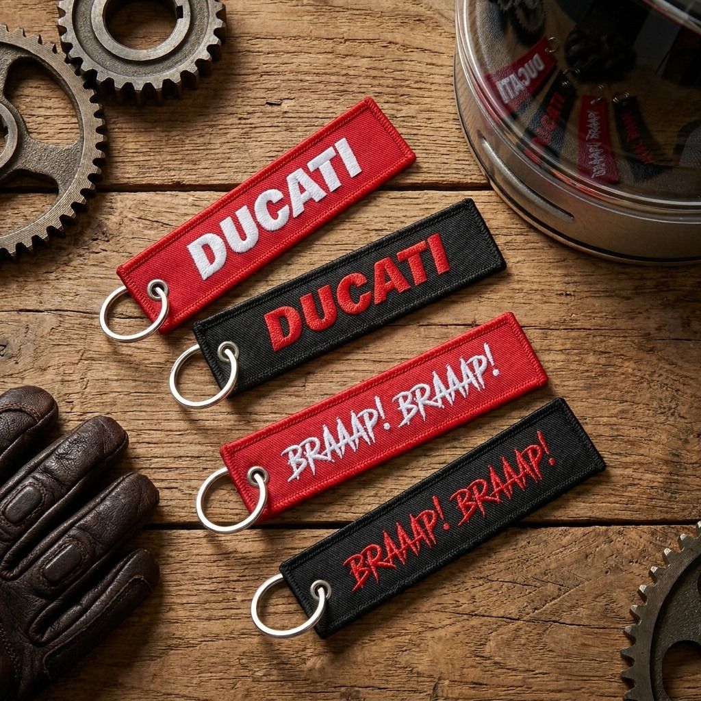 Premium Custom Embroidered Keychains