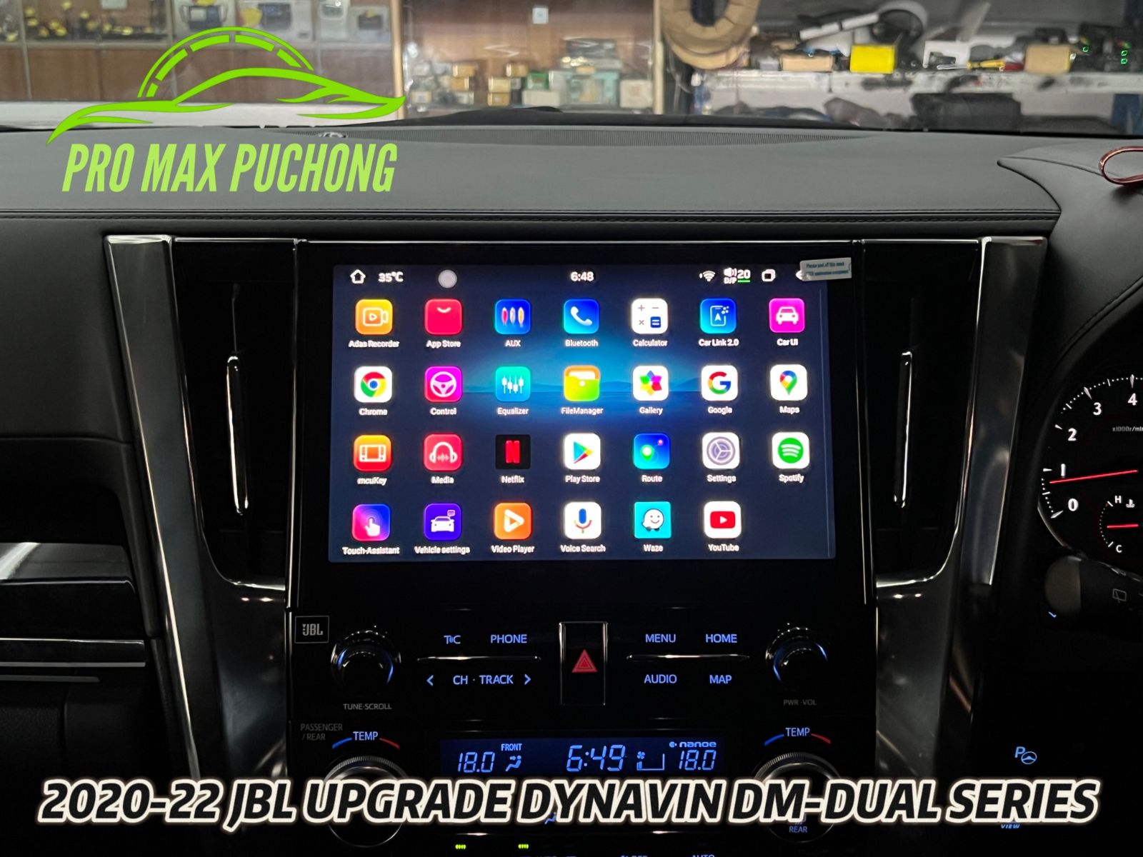 Toyota Alphard / Vellfire AGH30 Dynavin DM-Dual Series Android Player