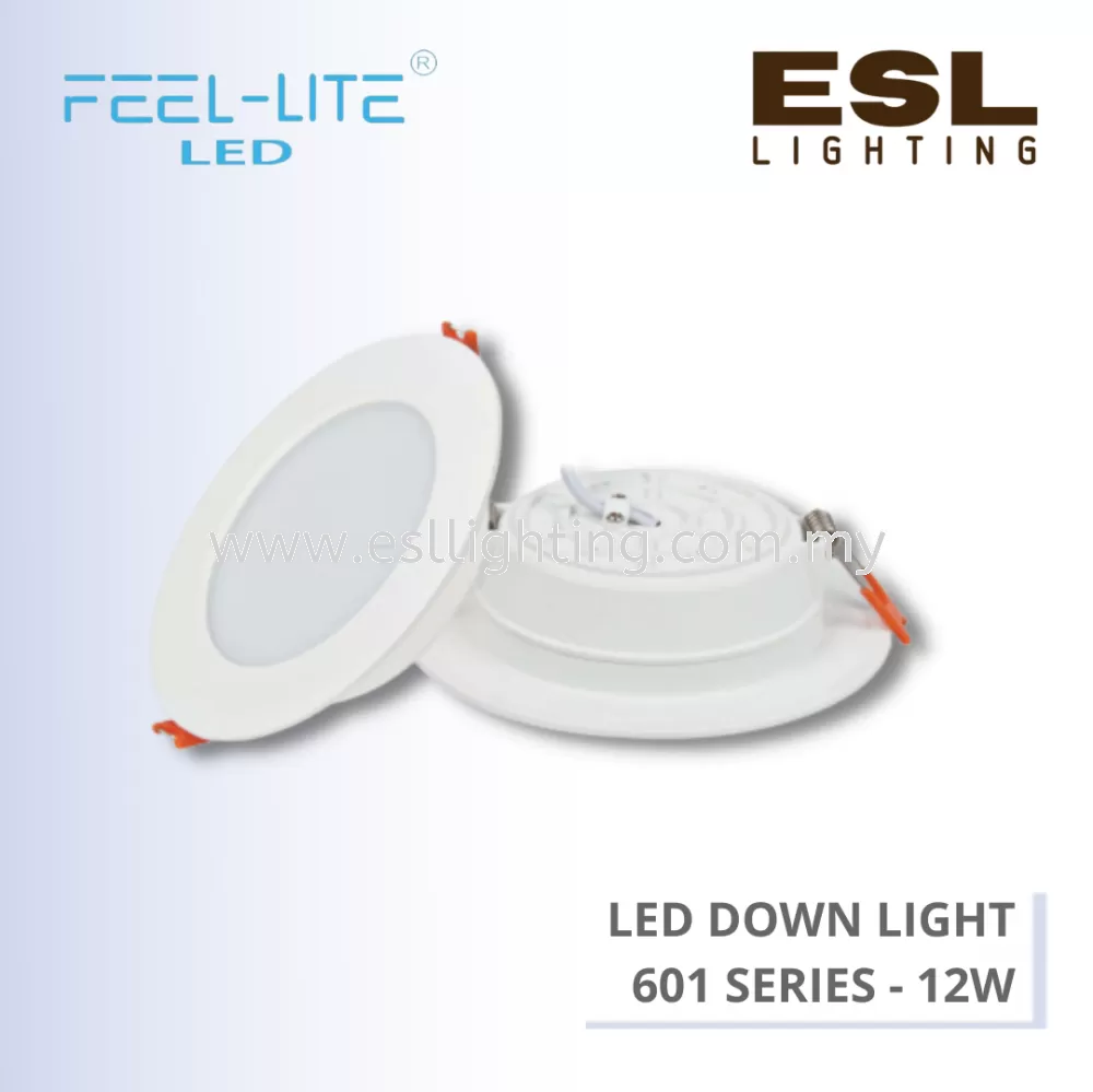 FEEL LITE LED RECESSED DOWN LIGHT ROUND 12W - 401/601 SERIES - 401/12W