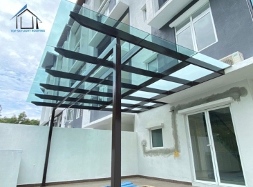 Glass Roof Hollow Frame Design