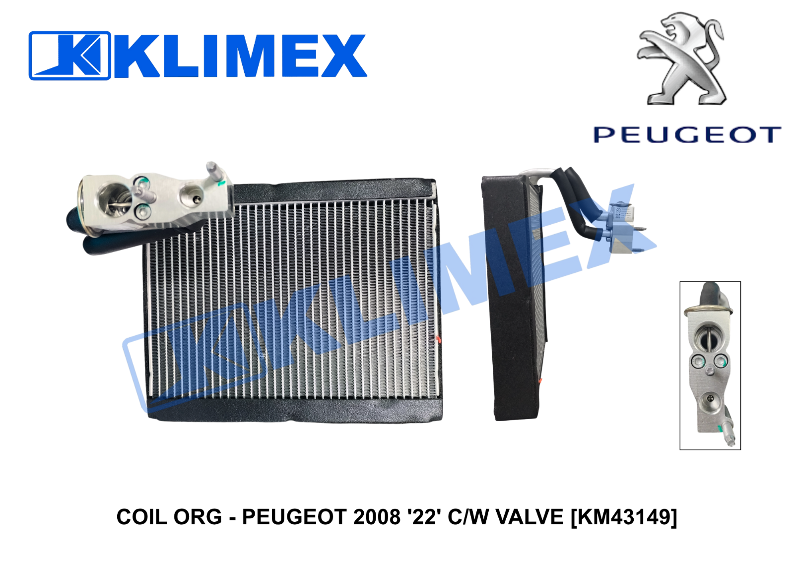 COIL ORG - PEUGEOT 2008 '22' C_W VALVE [KM43149]