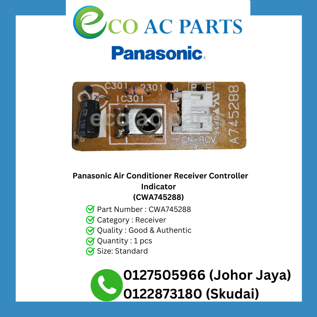 Panasonic Air Conditioner Receiver Controller Indicator (CWA745288)