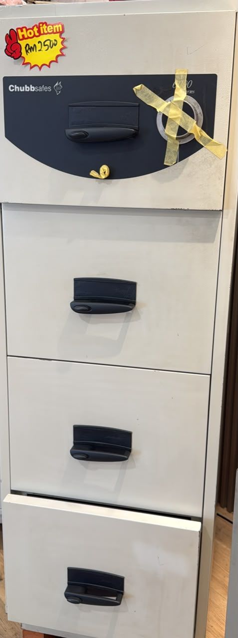USED CHUBB FOUR DRAWER