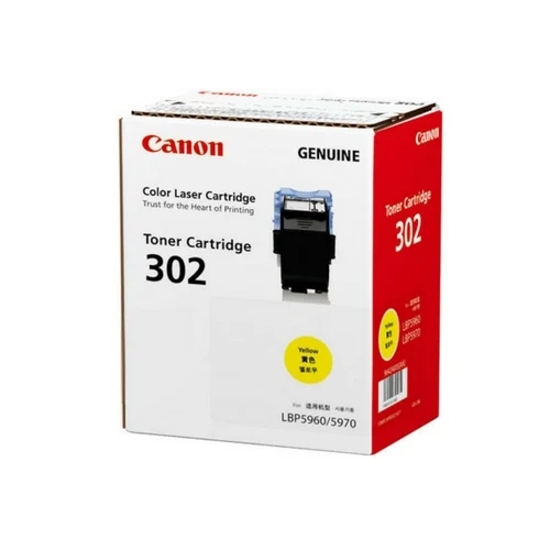Canon CART 302 YELLOW Original Colour Toner (for LBP-5960/5970)