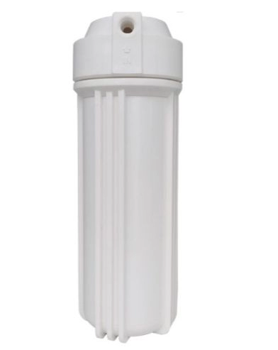 10 Inch RO Water Filter Housing (Double O.Ring) White – 1/2“ & 1/4”