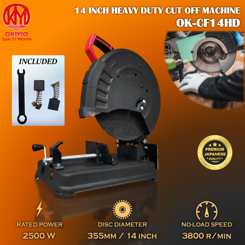 OKIYIO 14" CUT OFF MACHINE (HEAVY DUTY)