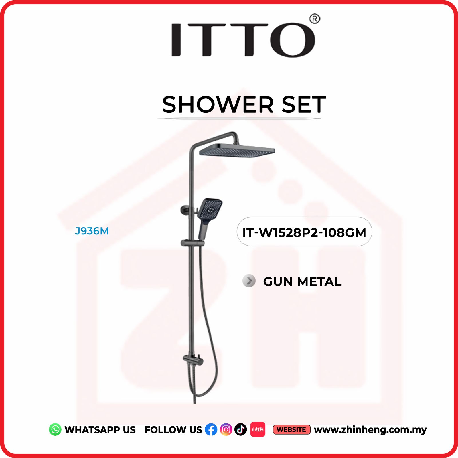 ITTO SHOWER SET  IT-W1528P2-108GM