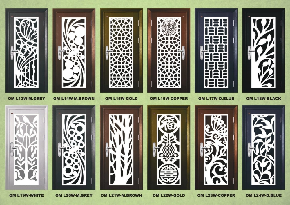 OM SECURITY DOOR LASER CUT