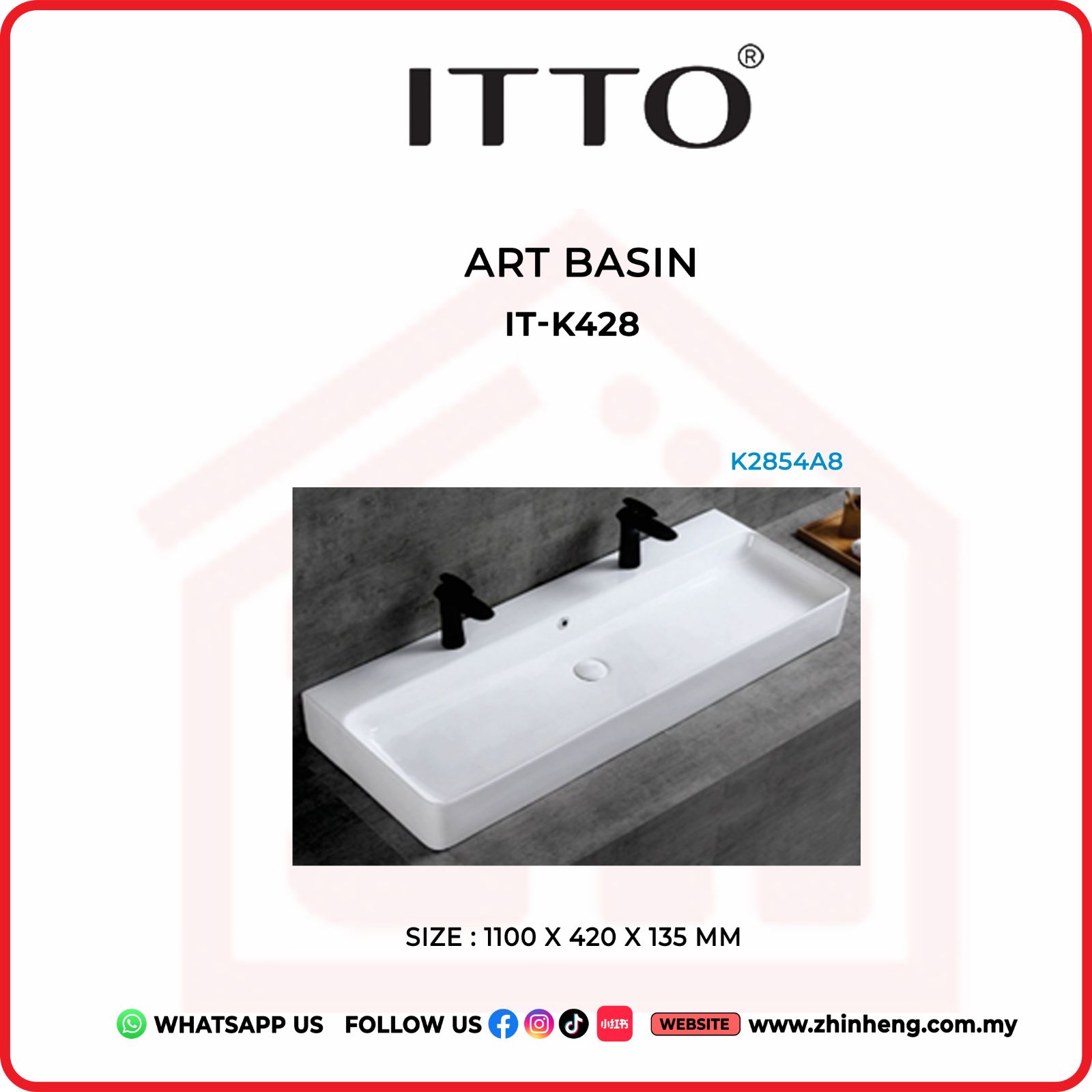 ITTO ART BASIN IT-K428
