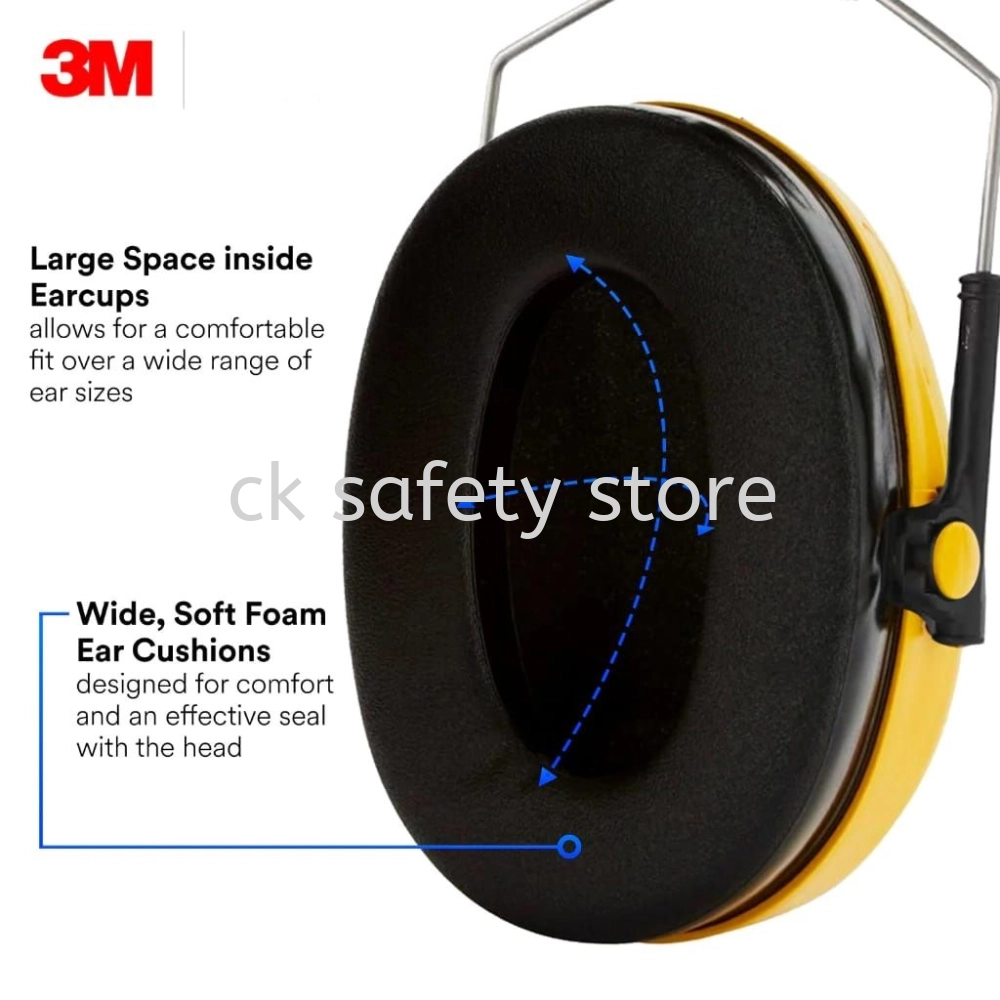 3M H510A Peltor Optime I Safety Earmuffs SNR 27 dB