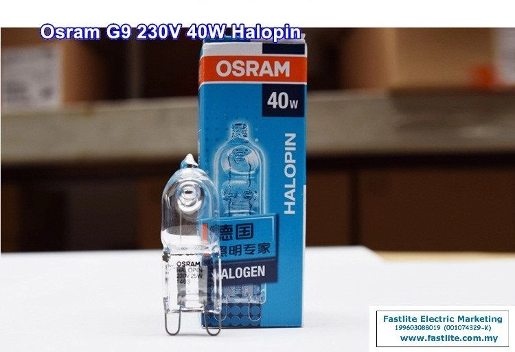 Osram G9 230V 40W Halopin