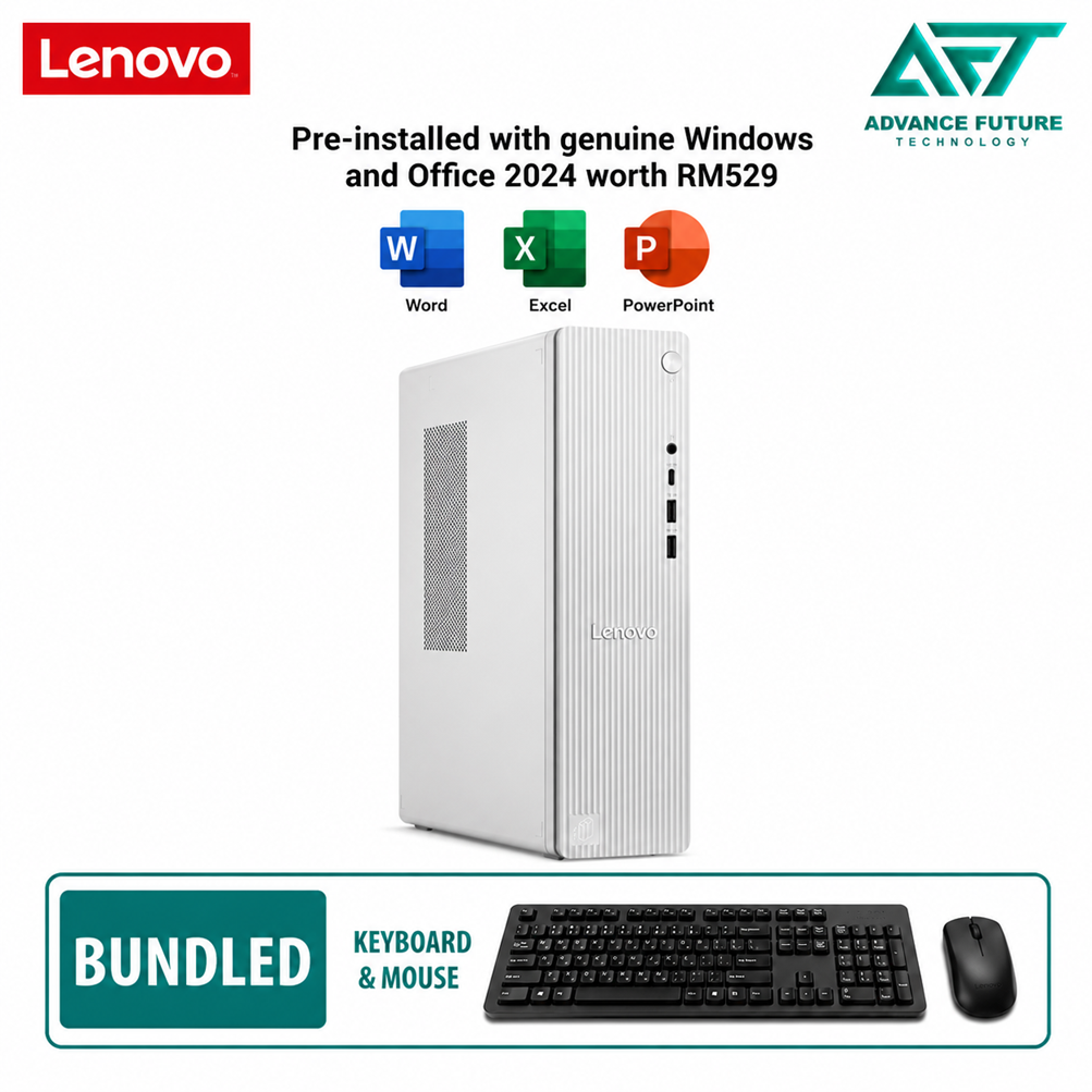 Lenovo IdeaCentre Tower 08IAS10 91CF0045MI Desktop PC ( Intel Core Ultra 5 225, 16GB, 512GB SSD, Intel, W11, H&S 2024&M365 )