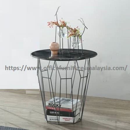 2 ft Modern Metal Lobby Table BTEFM50025